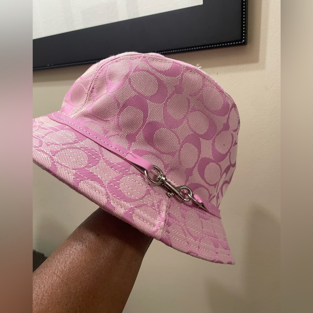 Pink Patterned Bucket Hat - Picture 6 of 8